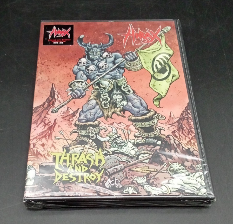 HIRAX ~ Thrash and Destroy (DVD / CD 2008) Double Disc Set ~ Brand New / Sealed