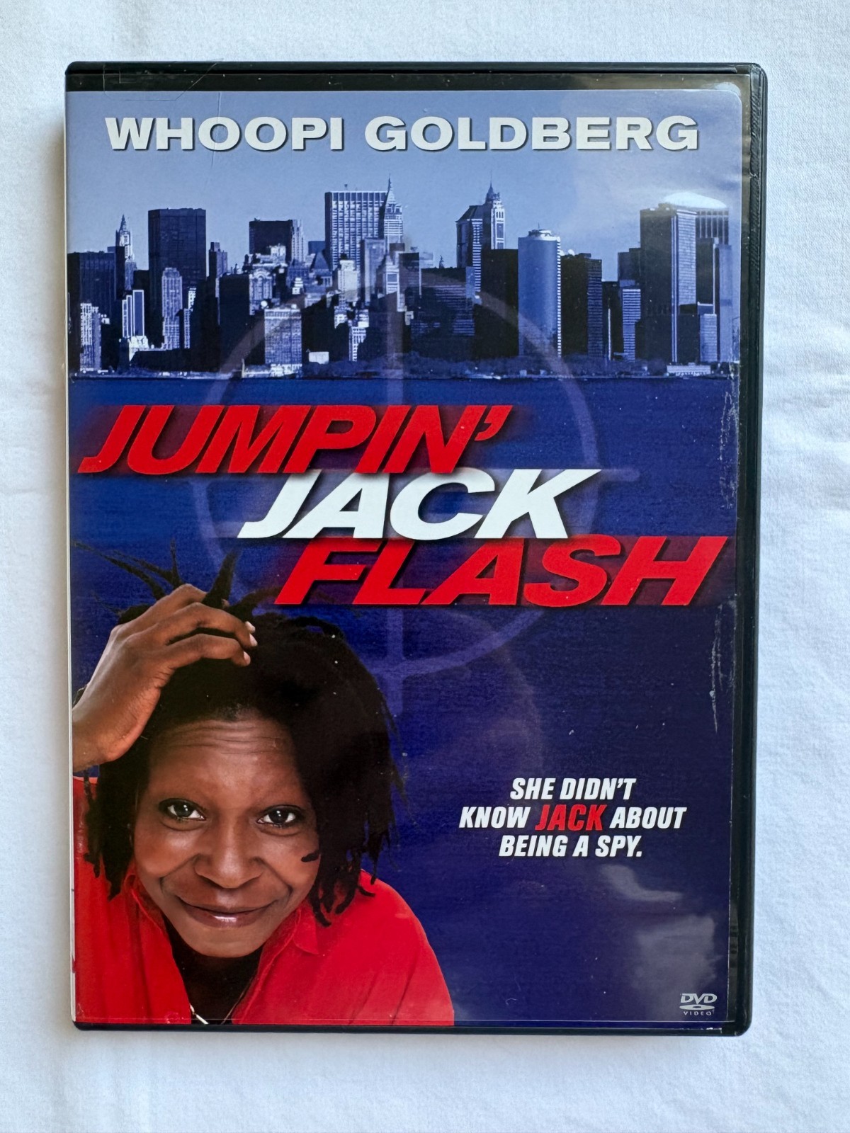 Jumpin’ Jack Flash (DVD, 1986) Whoopi Goldberg Widescreen & Fullscreen Rare OOP