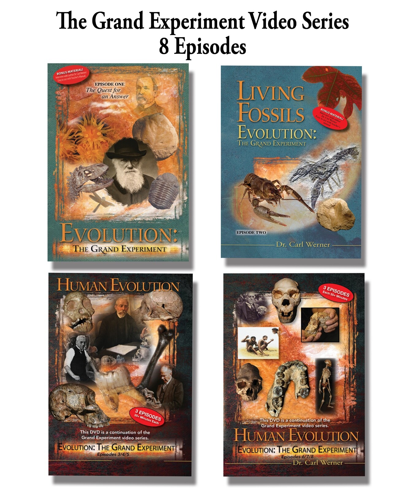 Evolution: The Grand Experiment Video Series (All 8 Episodes on DVD) at 30% off