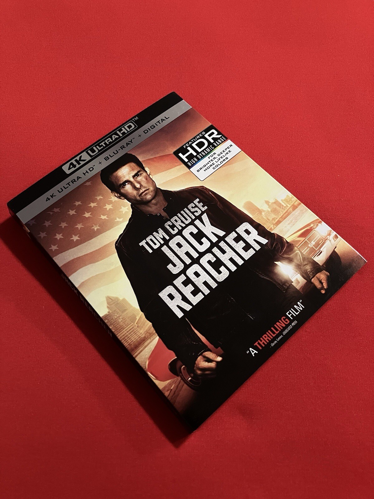 JacK ReacHeR: 4K+blu ray+d/c w/ “DAMAGED” Slipcover “Read Desc” ***BRaND NeW***
