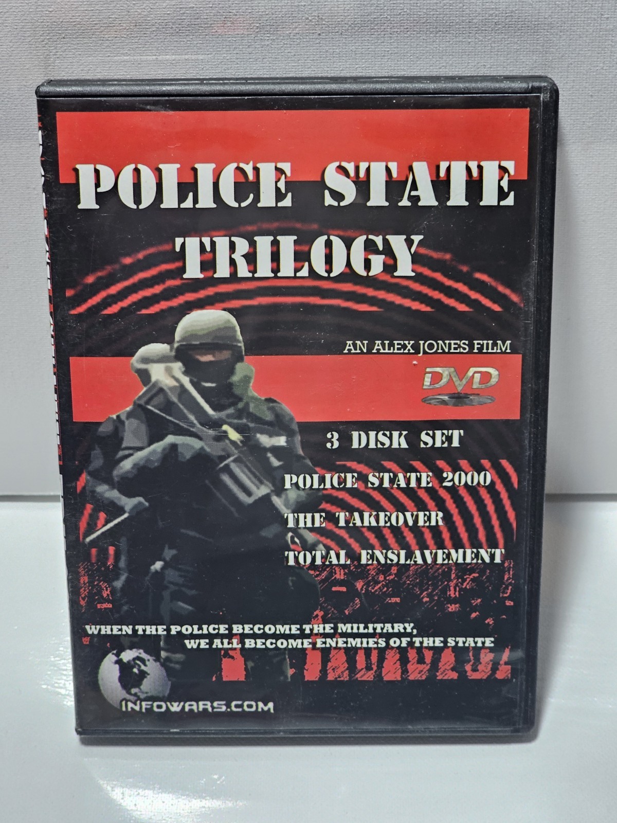 Police State Trilogy DVD 3 Disc Set Alex Jones Infowars Police State 2000
