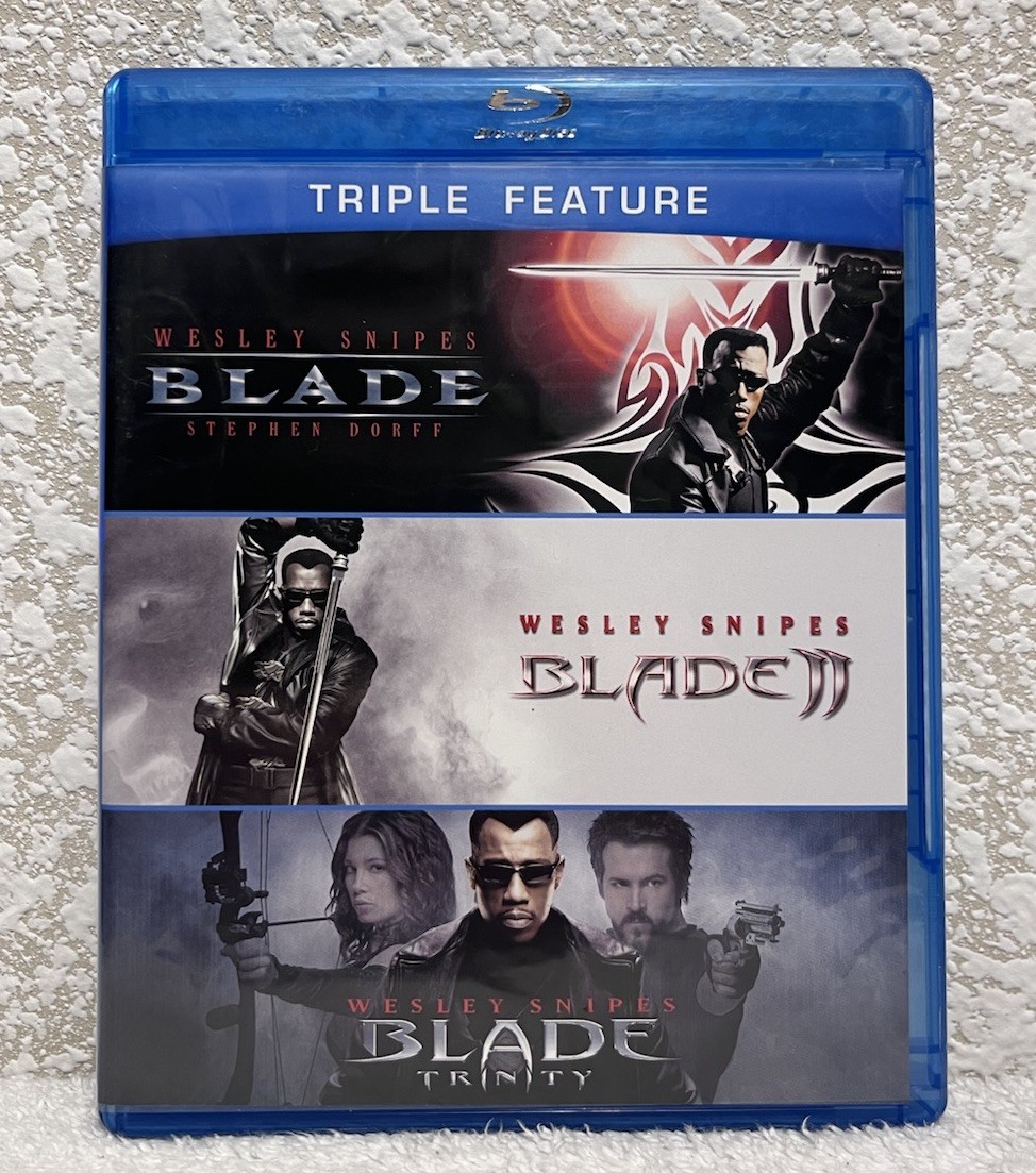 Blade / Blade II / Blade: Trinity (Blu-ray, 2004) 3-Disc Triple Feature Set