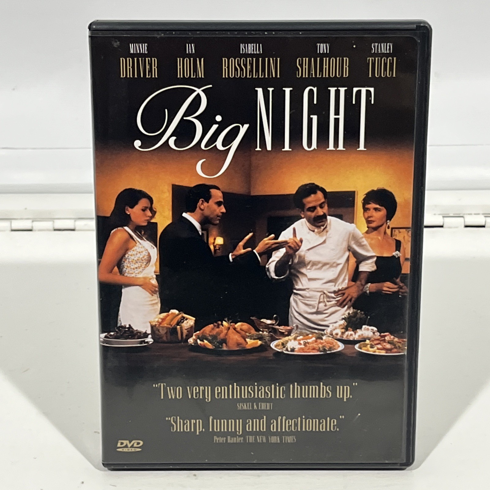 Big Night DVD | Minnie Driver Ian Holm Isabella Rossellini Widescreen