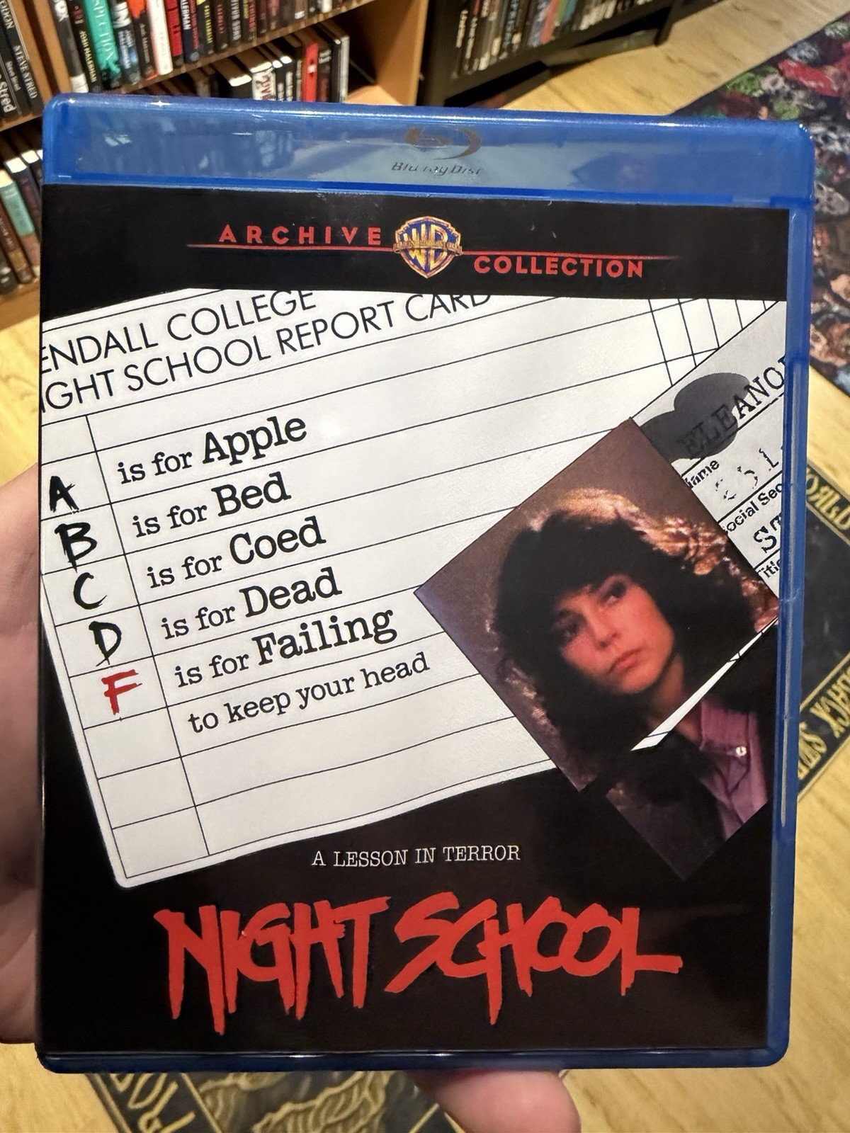 Night School Blu Ray Warner Archive Collection 1980s Horror Slasher 1981