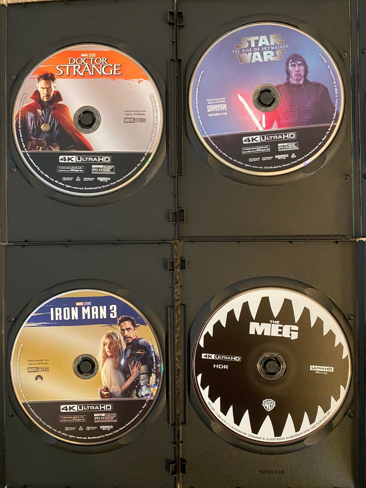 4K UHD Movie Lot BUYER CHOOSES TITLE(S) w/ BLANK CASE! NEVER VIEWED! SEE INFO!