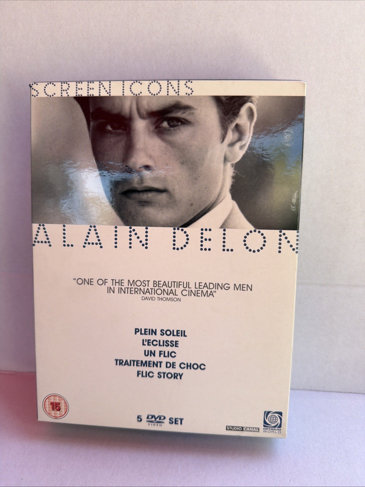 Alain Delon Collection 5 DVD Set PAL Region 2 In French with English Subtitles.