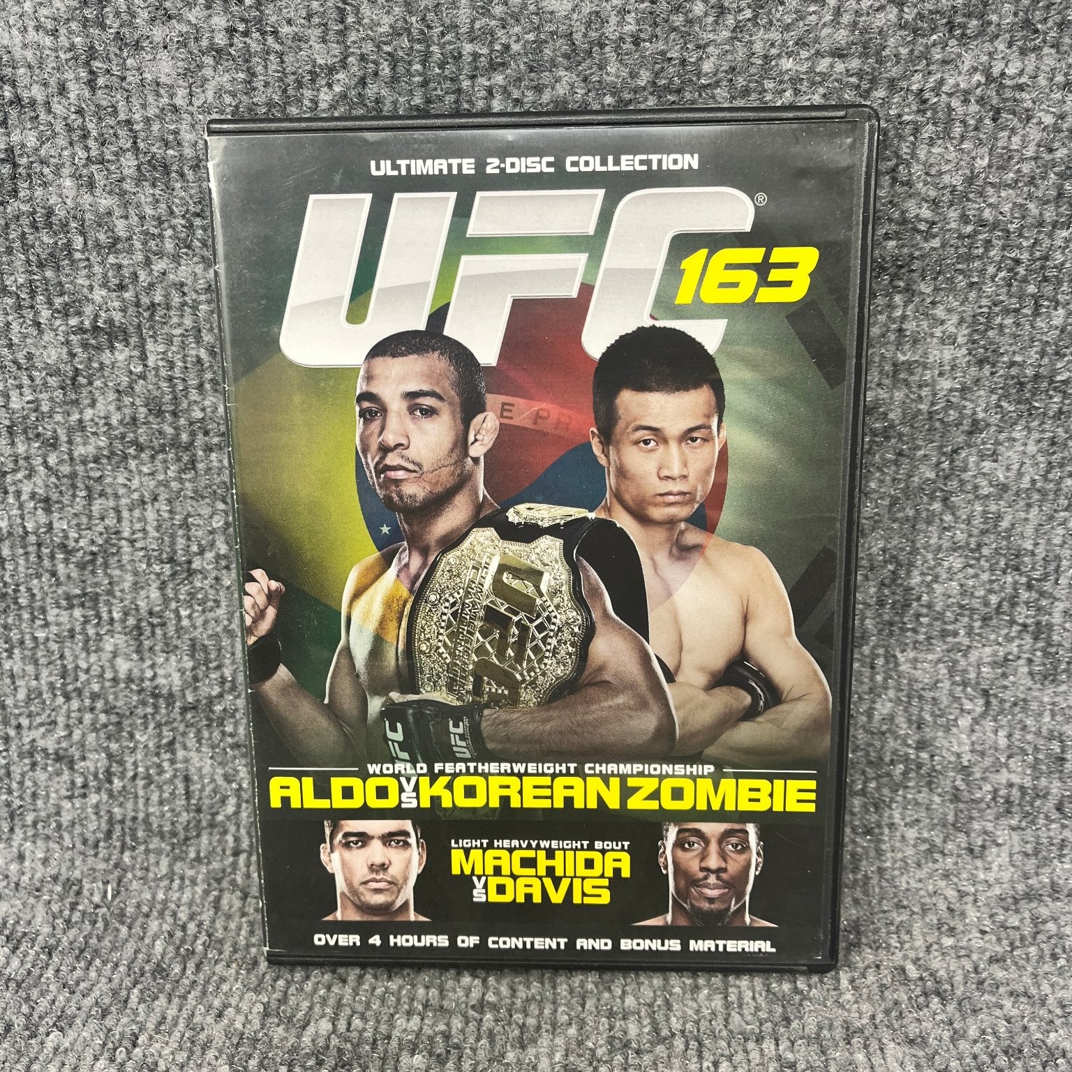 UFC 163: Aldo vs Korean Zombie DVD 2013 Ultimate 2-Disc Collection NTSC