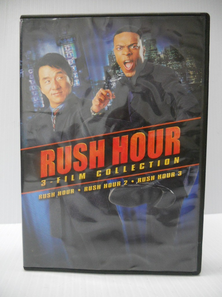 Rush Hour Trilogy 3 Movies on DVD Rush Hour 1, 2 & 3 Jackie Chan & Chris Tucker