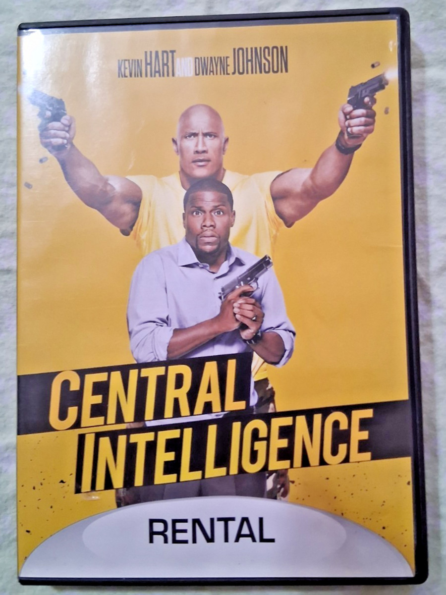 Central Intelligence DVD 2016 Kevin Hart Dwayne Johnson Rated PG13