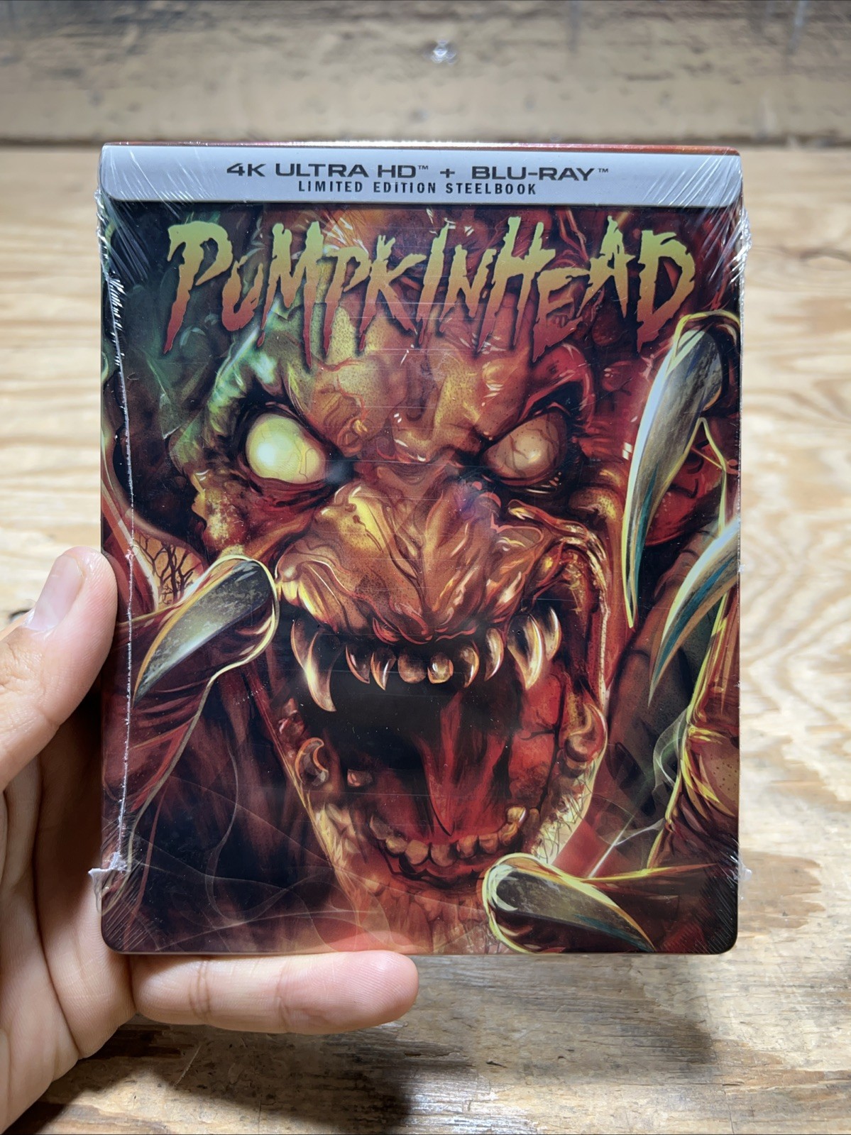 Pumpkinhead w. Steelbook (4K UHD + Blu-ray, 1988, Region Free) *NEW/SEALED* READ