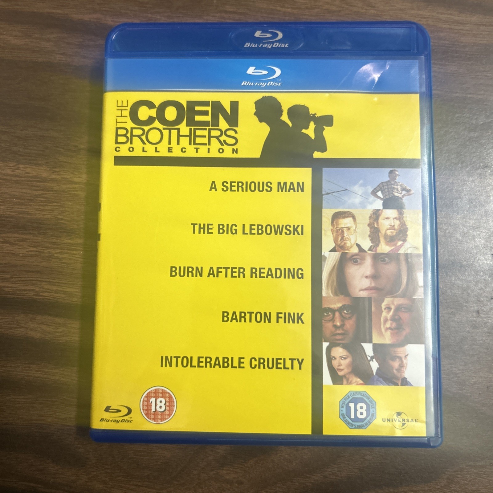 Coen Brothers Collection Blu-ray 2011 Region Free UK Import Five Film Set 5 Disc
