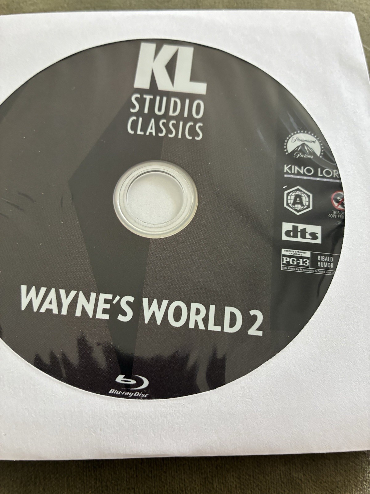 Wayne’s World 2 Bluray – Disc Only. Read Description.