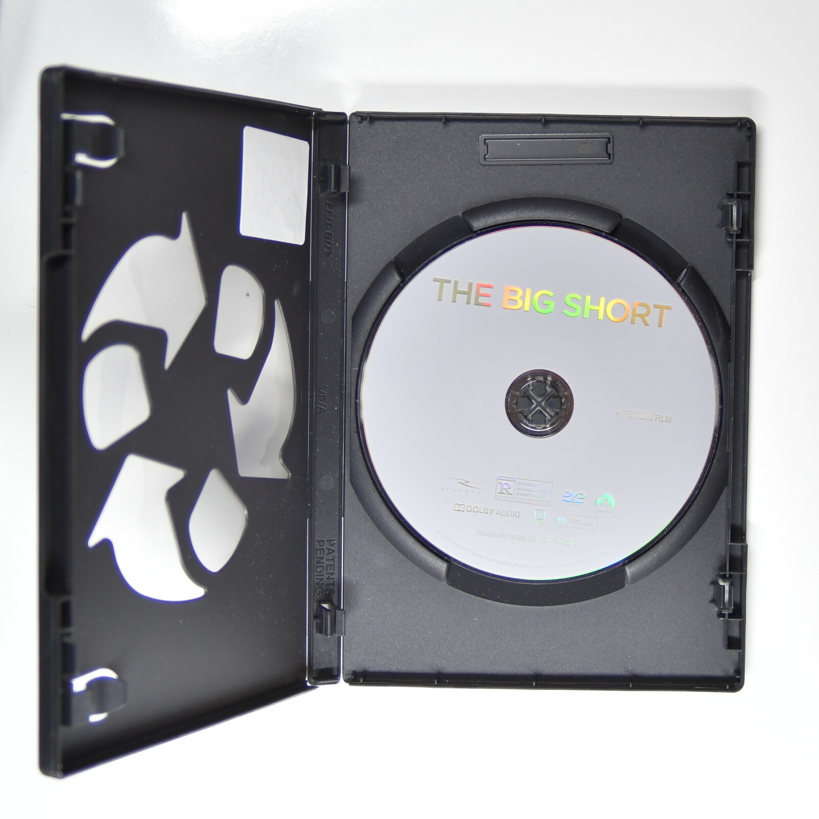 The Big Short DVD Disc ONLY Christian Bale Ryan Gosling 2015
