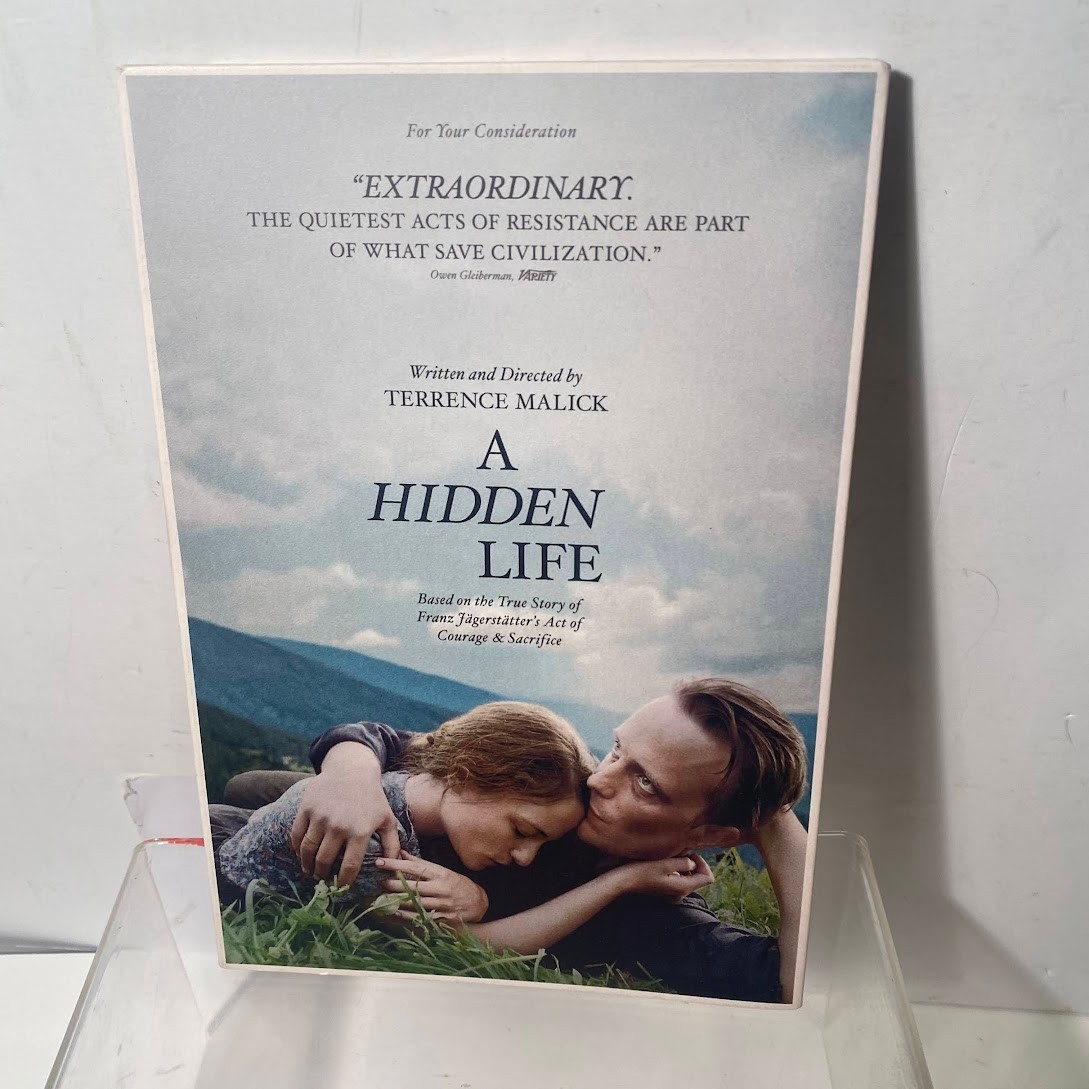 A Hidden Life FYC DVD 2019 For Your Consideration Promo Malick Diehl Pachner