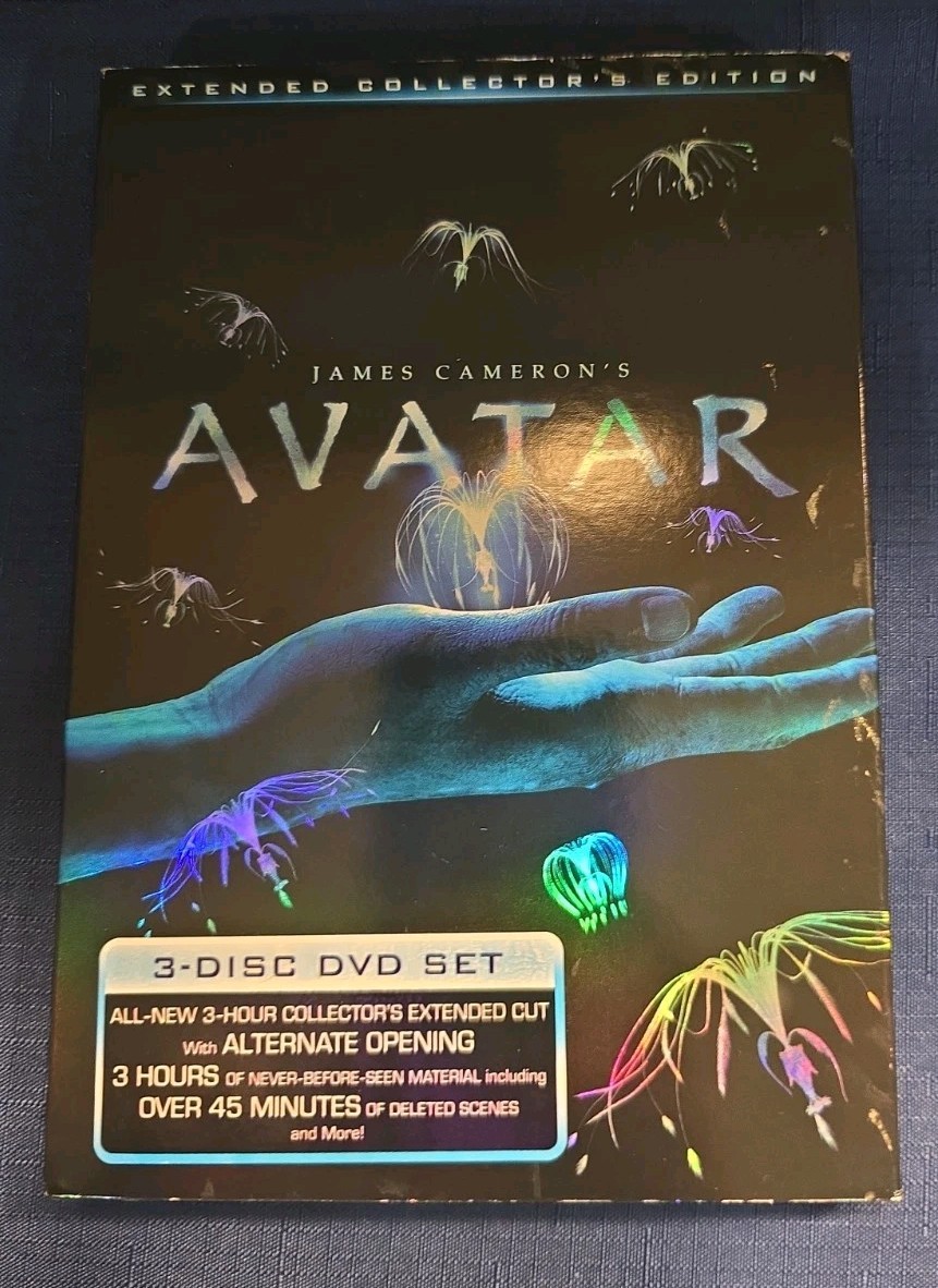 AVATAR 3-Disc DVD – 3 Versions – Collectors Edition – New & Sealed