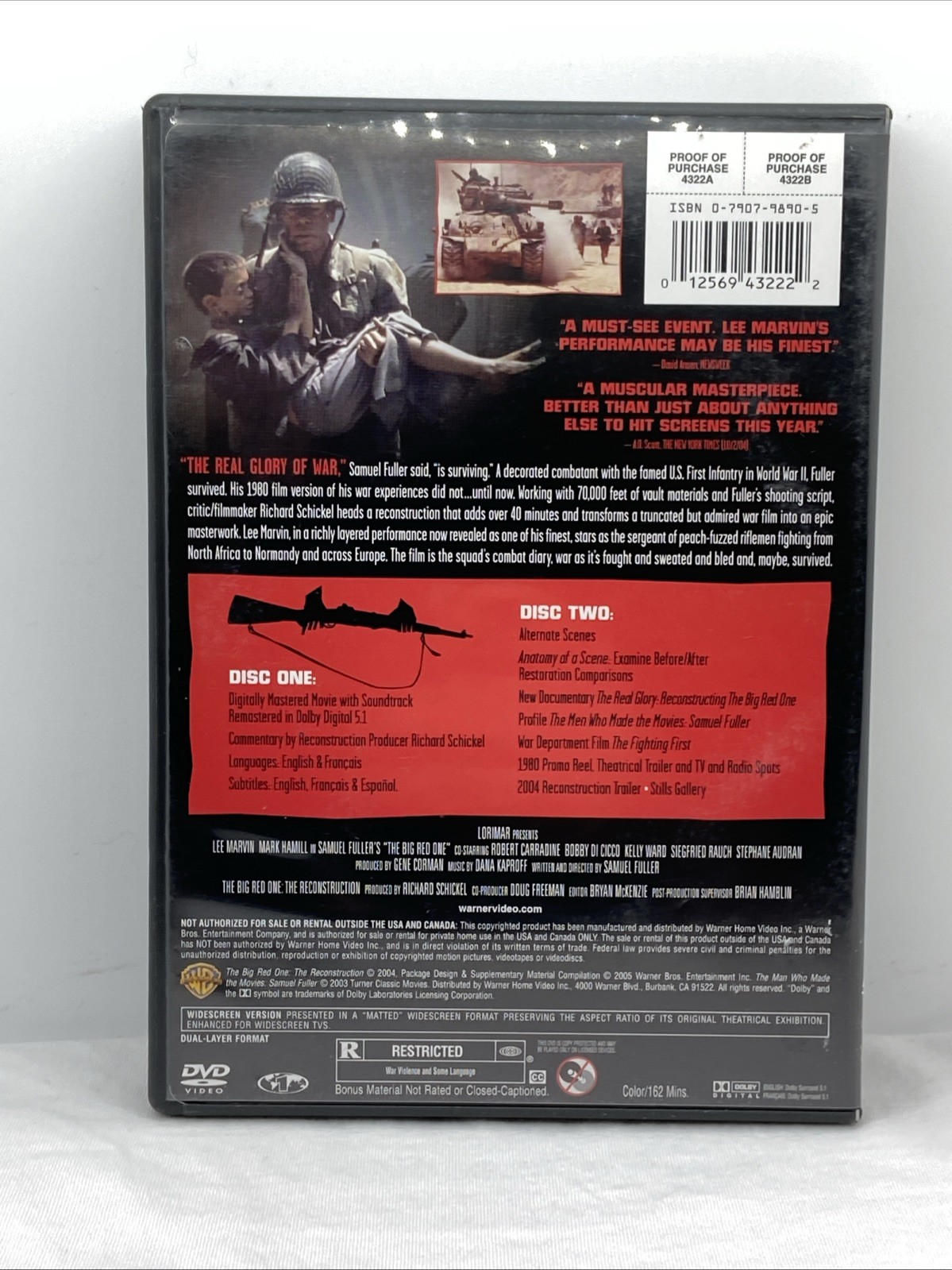 The Big Red One – (Two Disc Special Edition–Widescreen) Flawless Discs