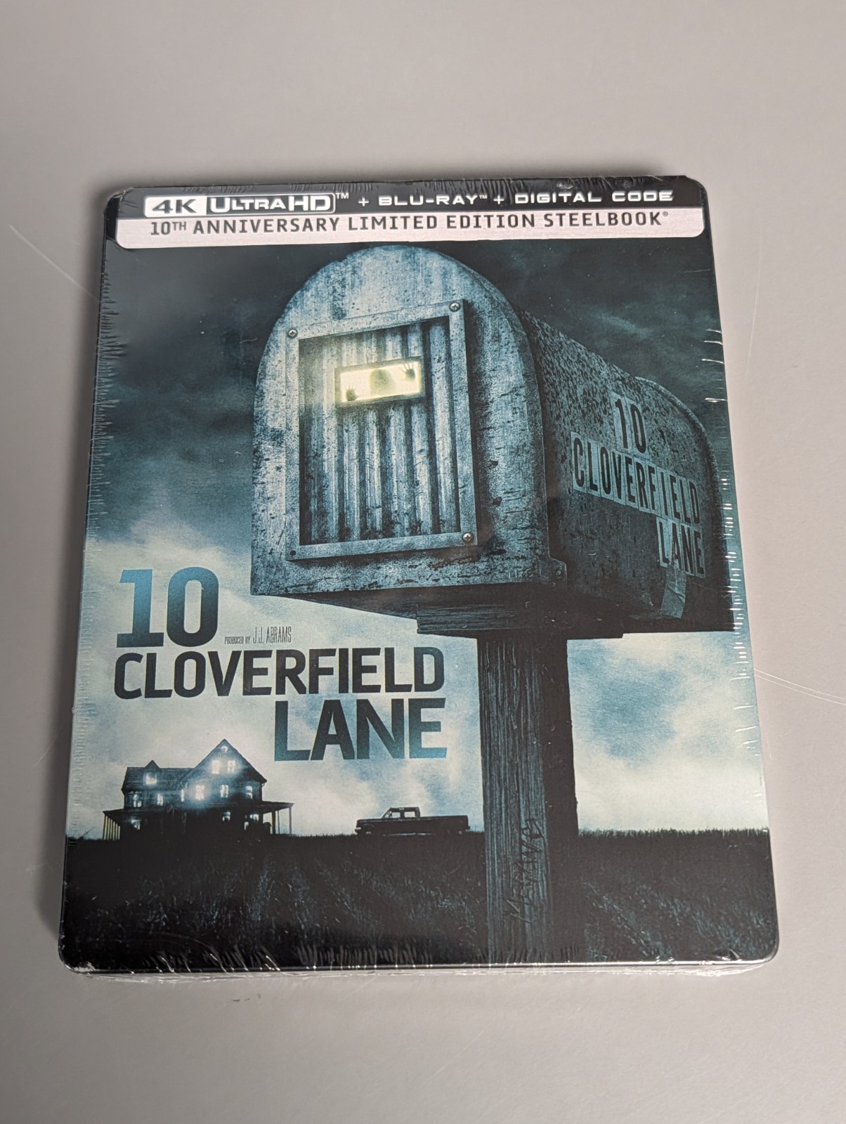 NEW *10 CLOVERFIELD LANE* ANNIVERSARY LIMITED STEELBOOK 4K UHD BLU-RAY & DIGITAL