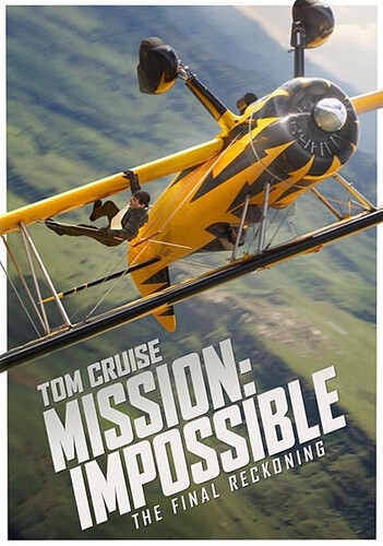 Mission: Impossible 8: The Final Reckoning [New DVD] Full Frame, Subtitled, Do