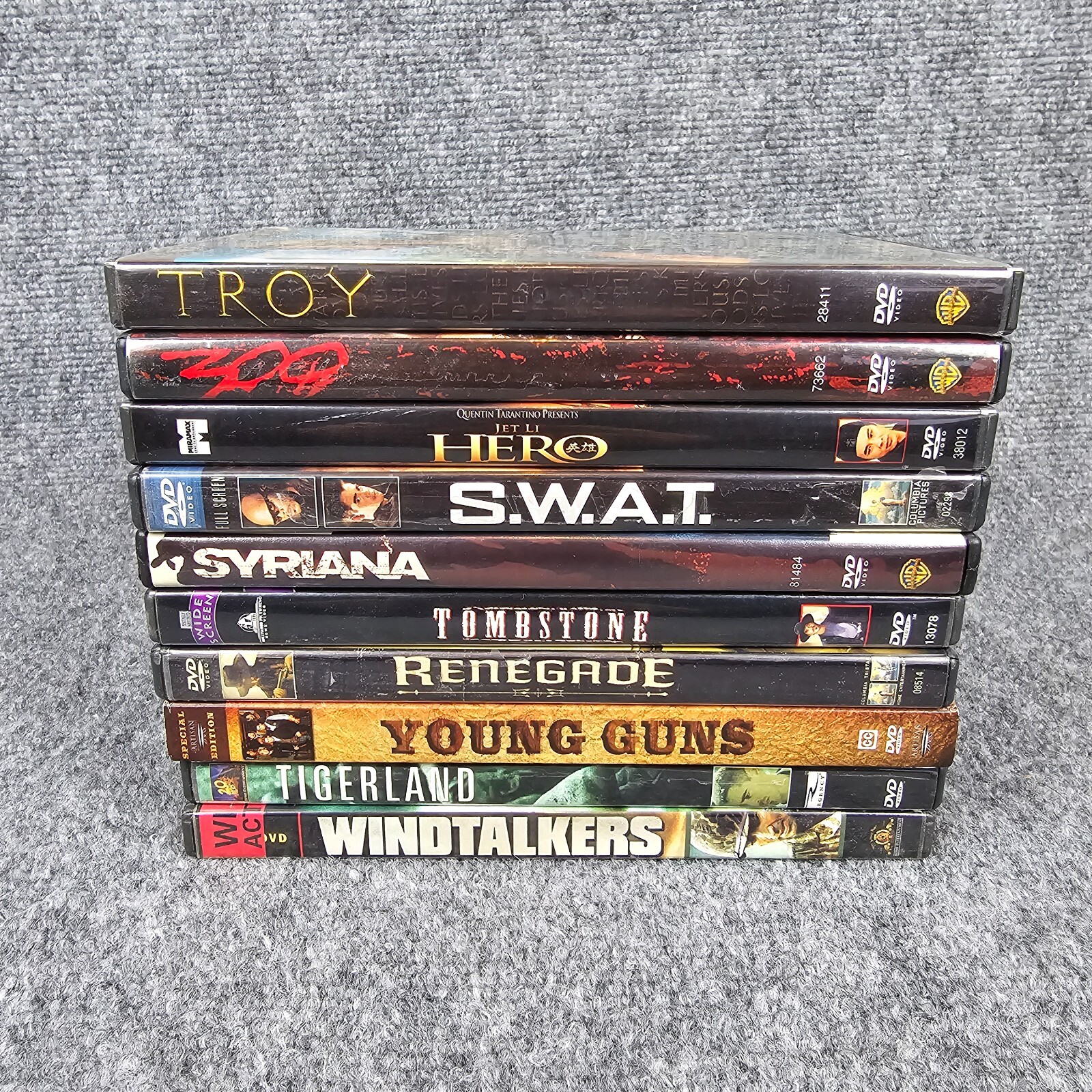 DVD Movie Bundle Lot of 10 Action Adventure Western Drama