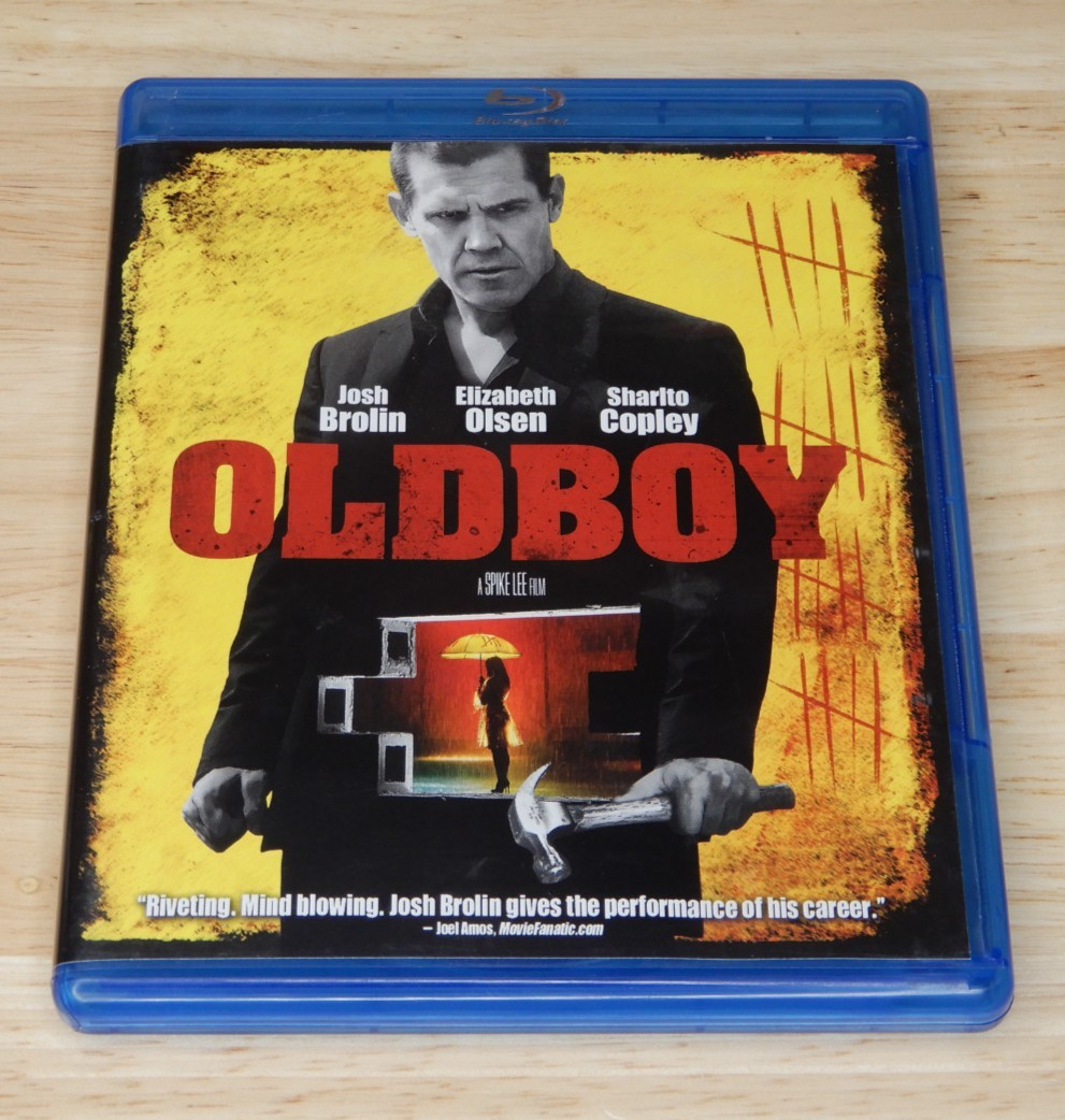 Oldboy (Blu-ray, 2014 Spike Lee Film) Josh Brolin, Elizabeth Olsen