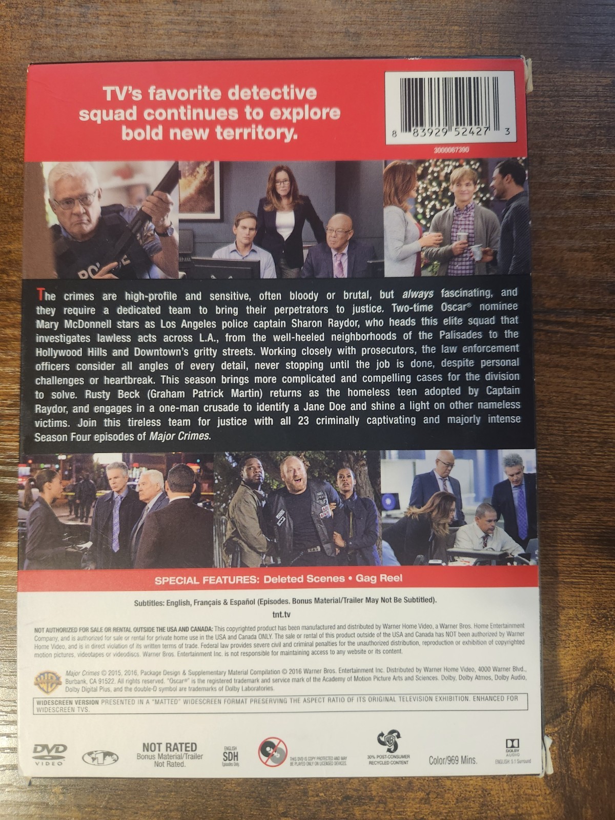 Major Crimes: The Complete Fourth Season (DVD) GOOD