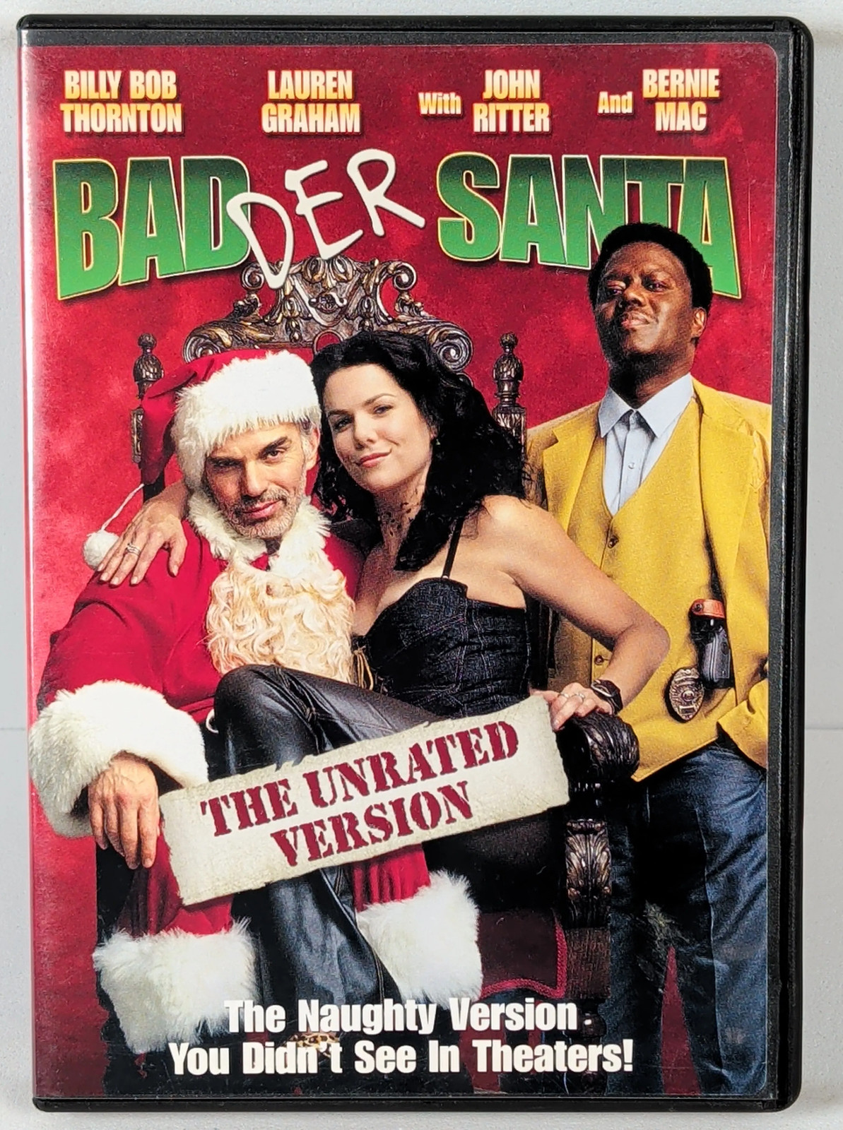Bad Santa (2003) Unrated Version DVD VG Billy Bob Thornton Free Shipping