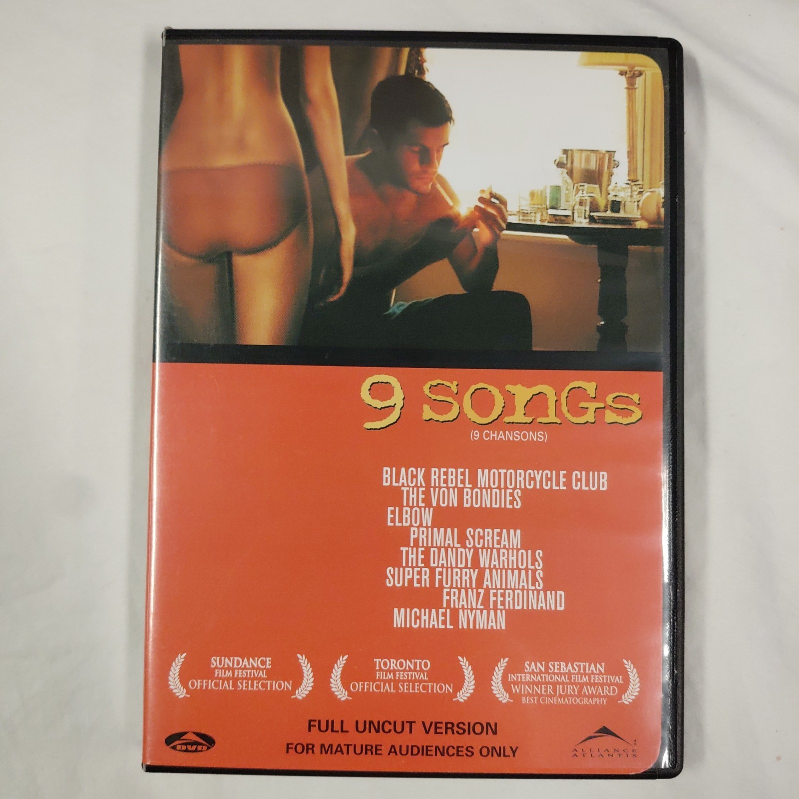 9 Songs (DVD, 2005) Unrated Full Uncut Version Michael Winterbottom Rare