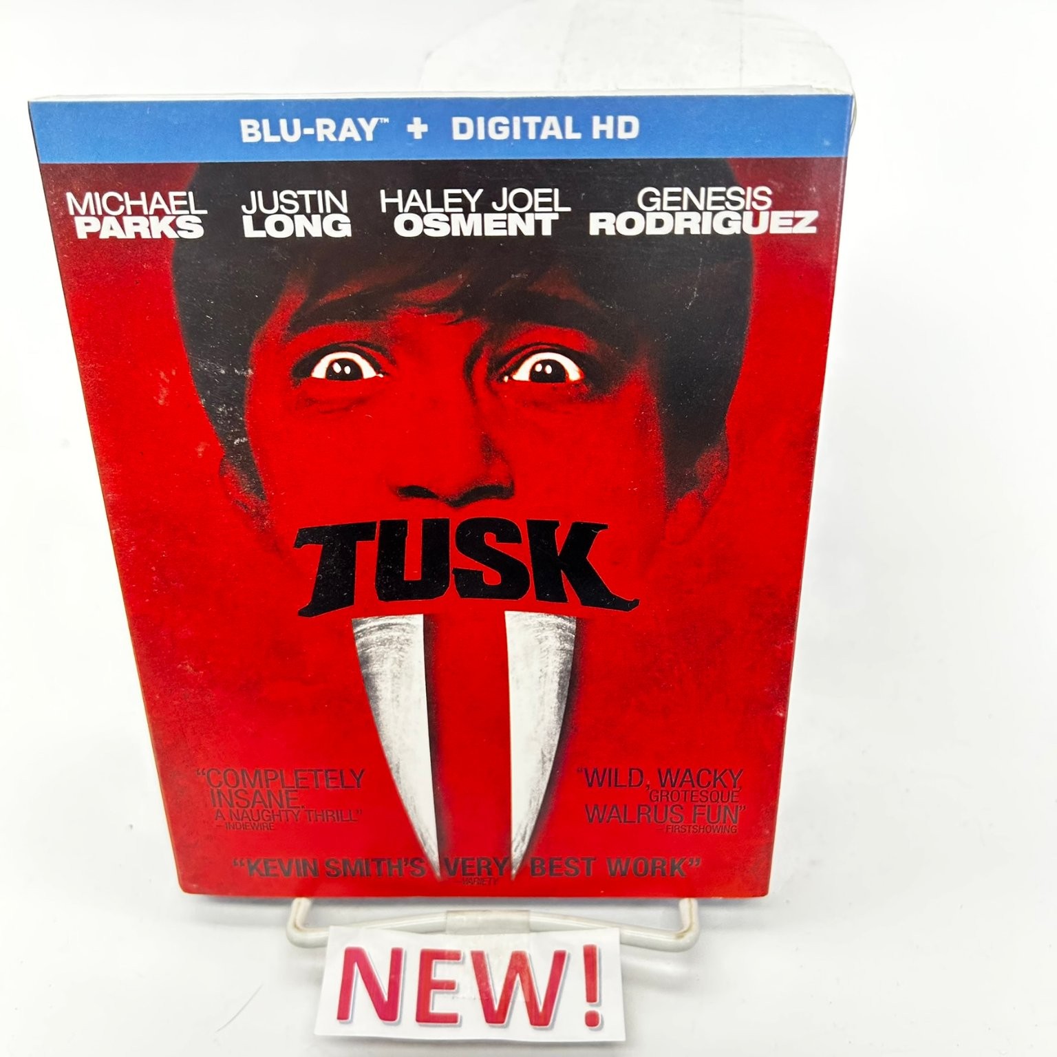 Tusk Blu-ray (2014) Kevin Smith, Justin Long, Michael Parks, Horror Comedy