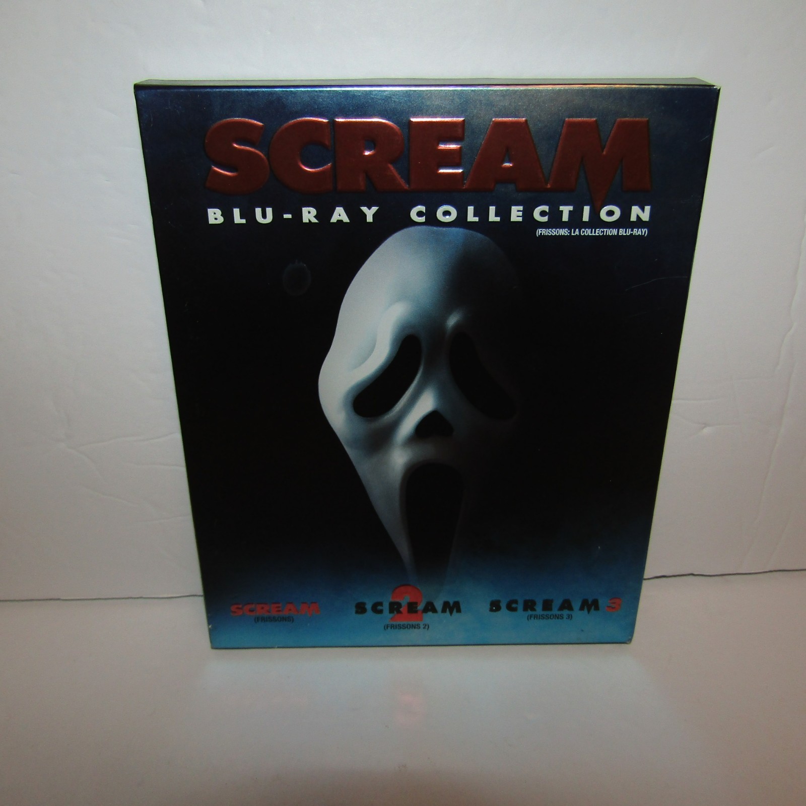 Scream Blu-ray Collection (Blu-ray Disc, 2010, Canadian) Movies 1-3 w/ Slipcover