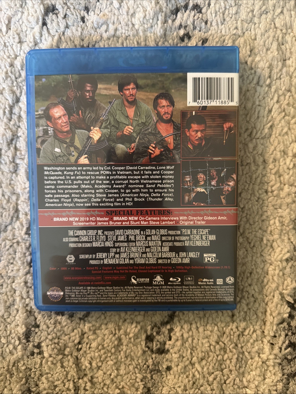 P.O.W. the Escape (aka Behind Enemy Lines) 1986 Blu-ray Scorpion David Carradine