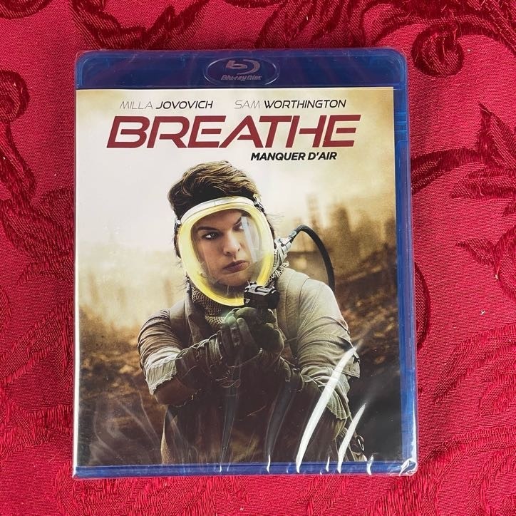BREATHE (Blu-ray) Milla Jovovich, Sam Worthington, Stefon Bristol