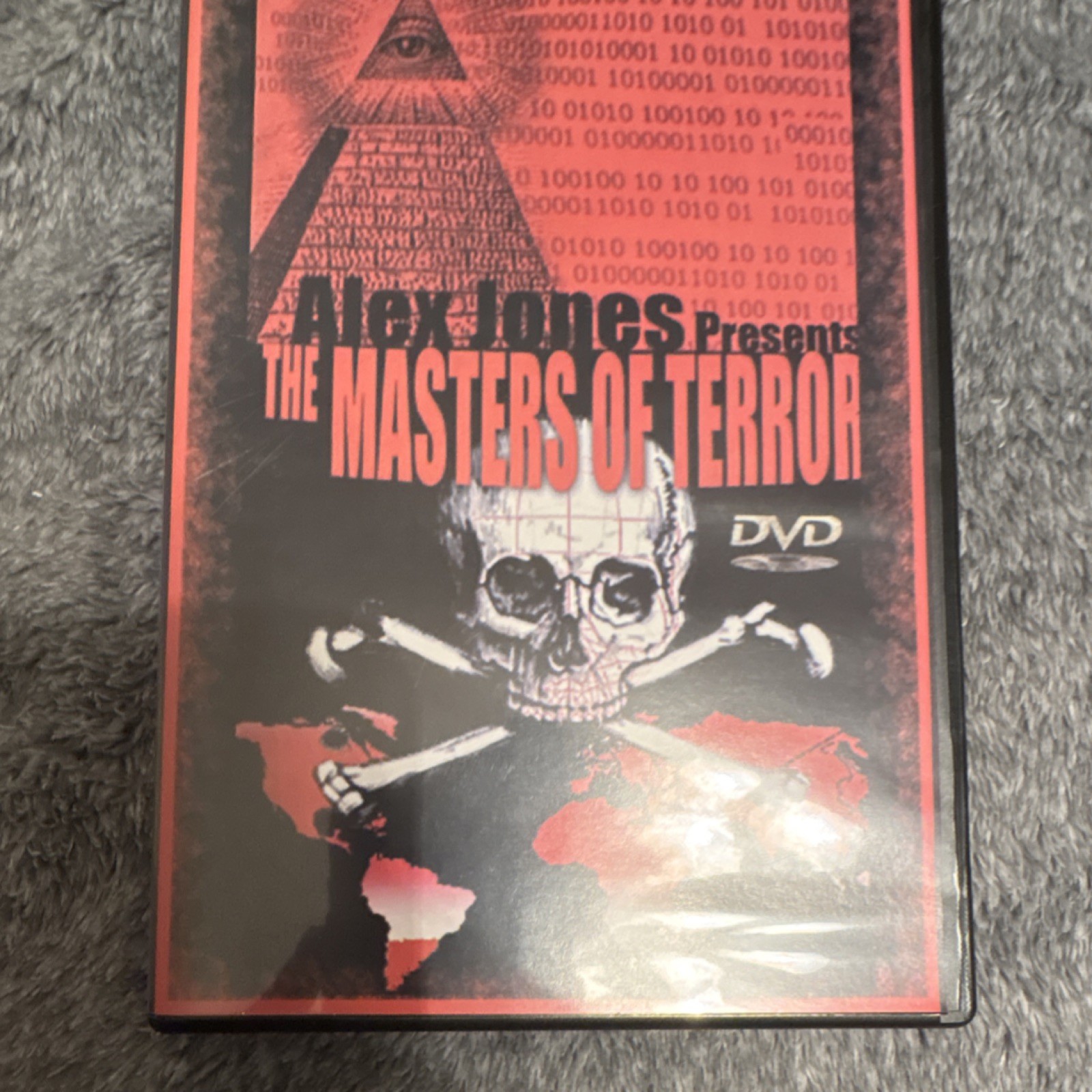 Alex Jones The Masters of Terror Documentary DVD Tall DVD
