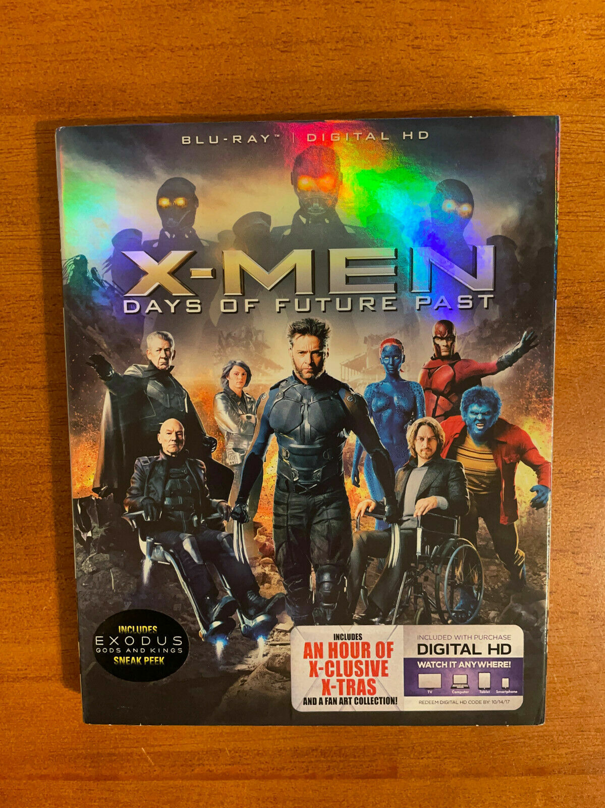 Lot of 4 Blu-Ray Movies, Marvel, Star Wars, Iron Man/Hulk, Spider-Man, X-Men