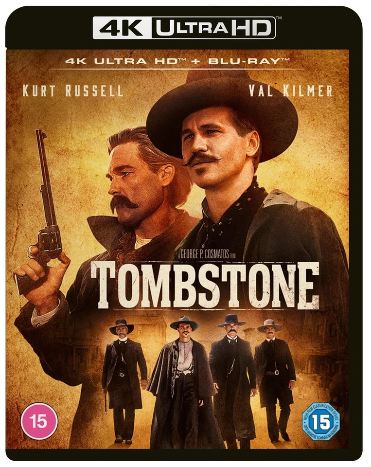 Tombstone 4K Ultra HD Blu-ray [Region Free] + 2K Blu-ray [Region Free]