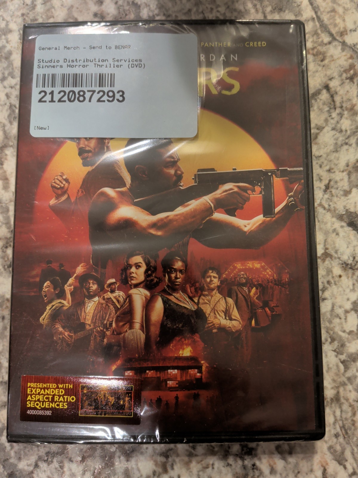 Sinners DVD NEW Sealed Michael B Jordan