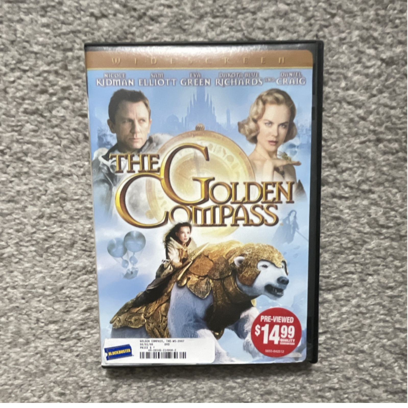 New Line Home Video The Golden Compass DVD 2007 PG-13 Widescreen NTSC 2.40:1