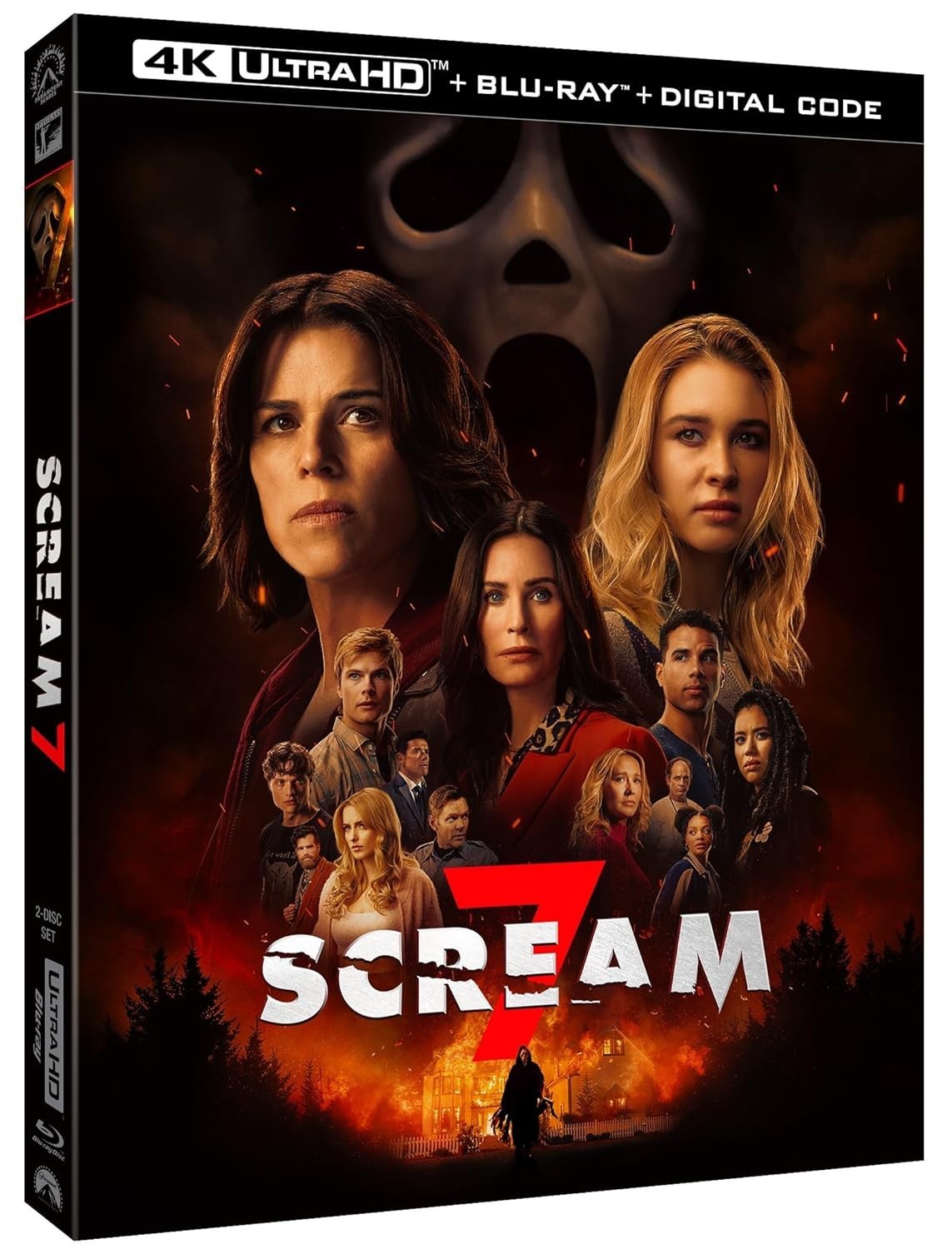 Scream 7 (4K UHD + Blu-ray + Digital Code, 2026) New Release