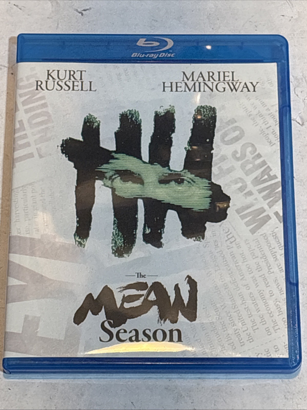 The Mean Season Blu-Ray Kurt Russell Mariel Hemingway Joe Pantoliano OOP Rare