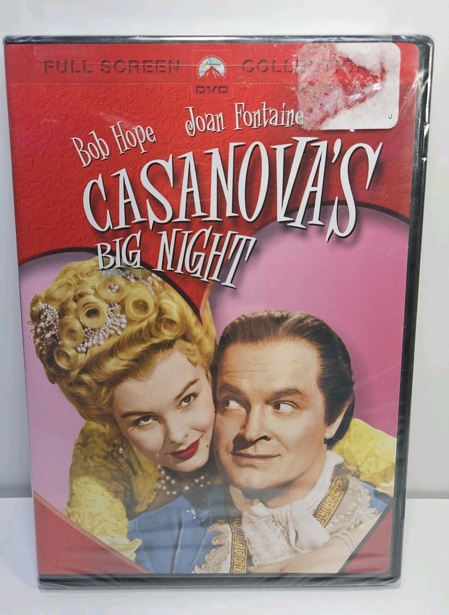 Casanova’s Big Night (DVD, 1954) NEW, SEALED, Bob Hope, Joan Fontaine