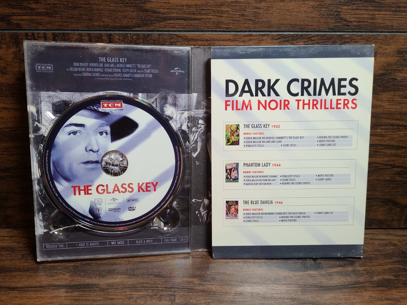 TCM Dark Crimes Film Noir Thrillers (DVD) Crime 3 disc set – Resurfaced