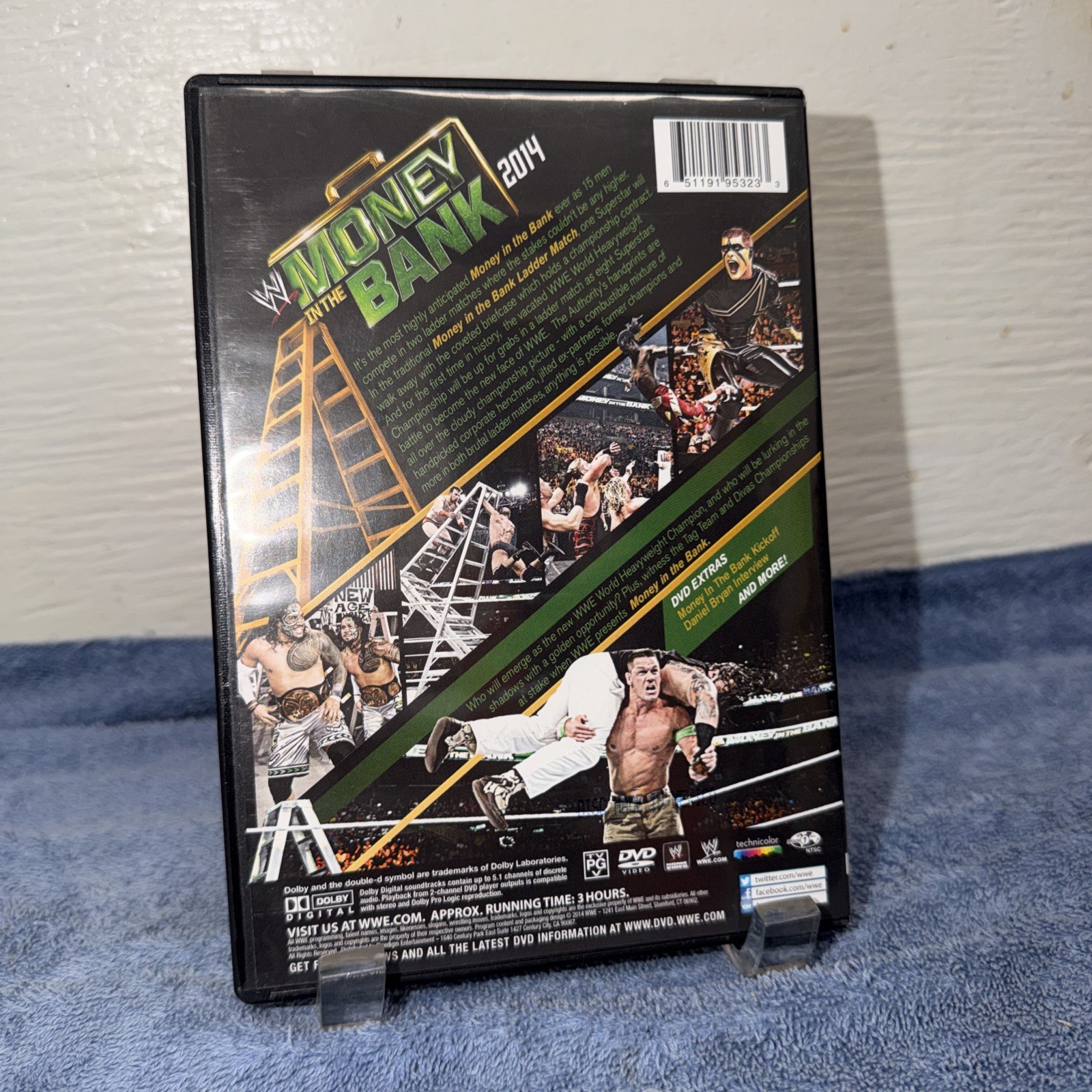 WWE Money in the Bank 2014 DVD (NTSC) Version US Seller Nice!!