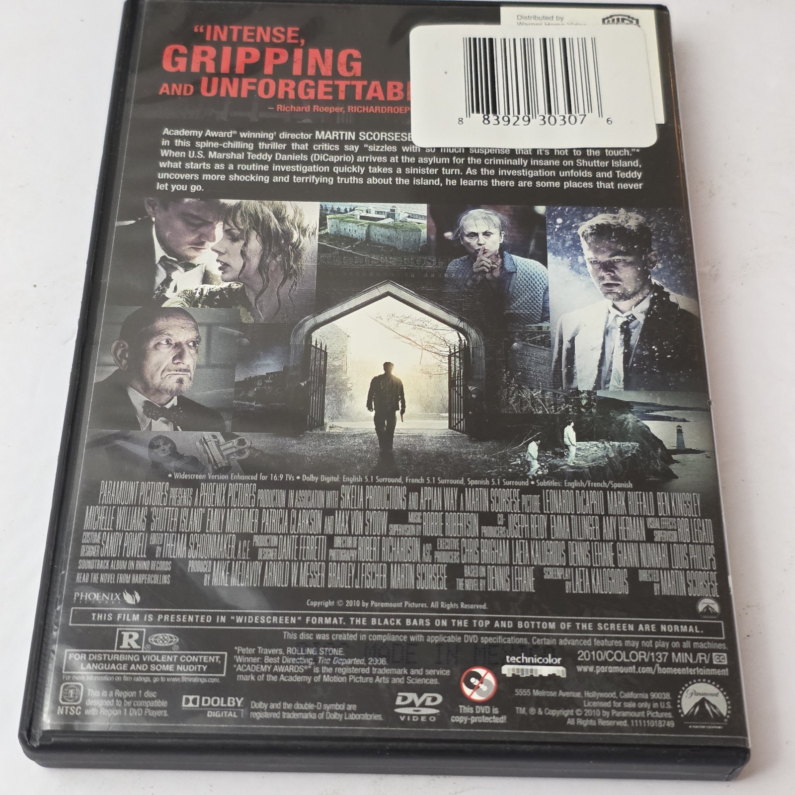 Shutter Island DVD *BUY 2 GET 3 FREE*
