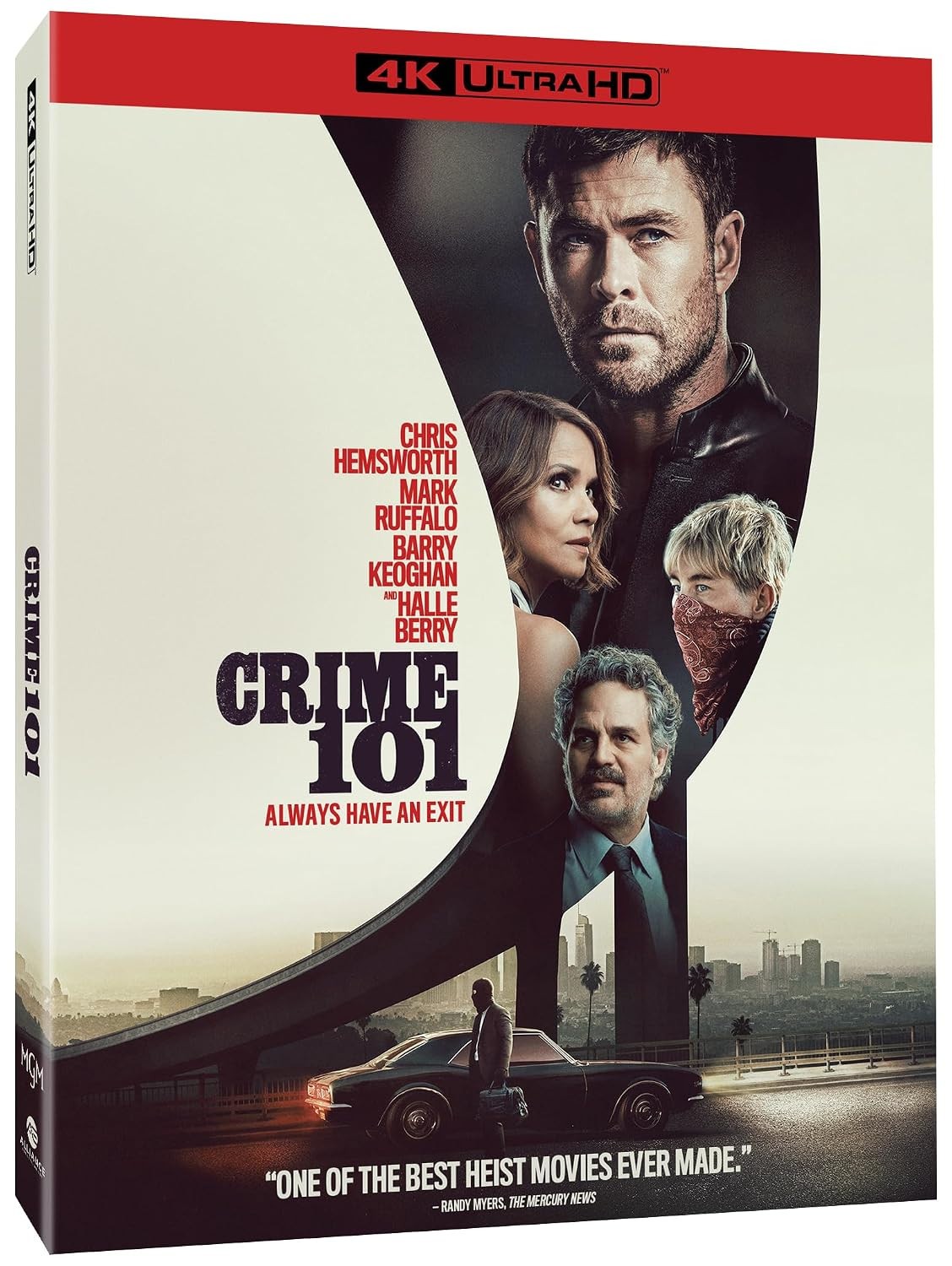 CRIME 101 (4K UHD, 2026) Chris Hemsworth, Mark Ruffalo, Halle Berry – BRAND NEW