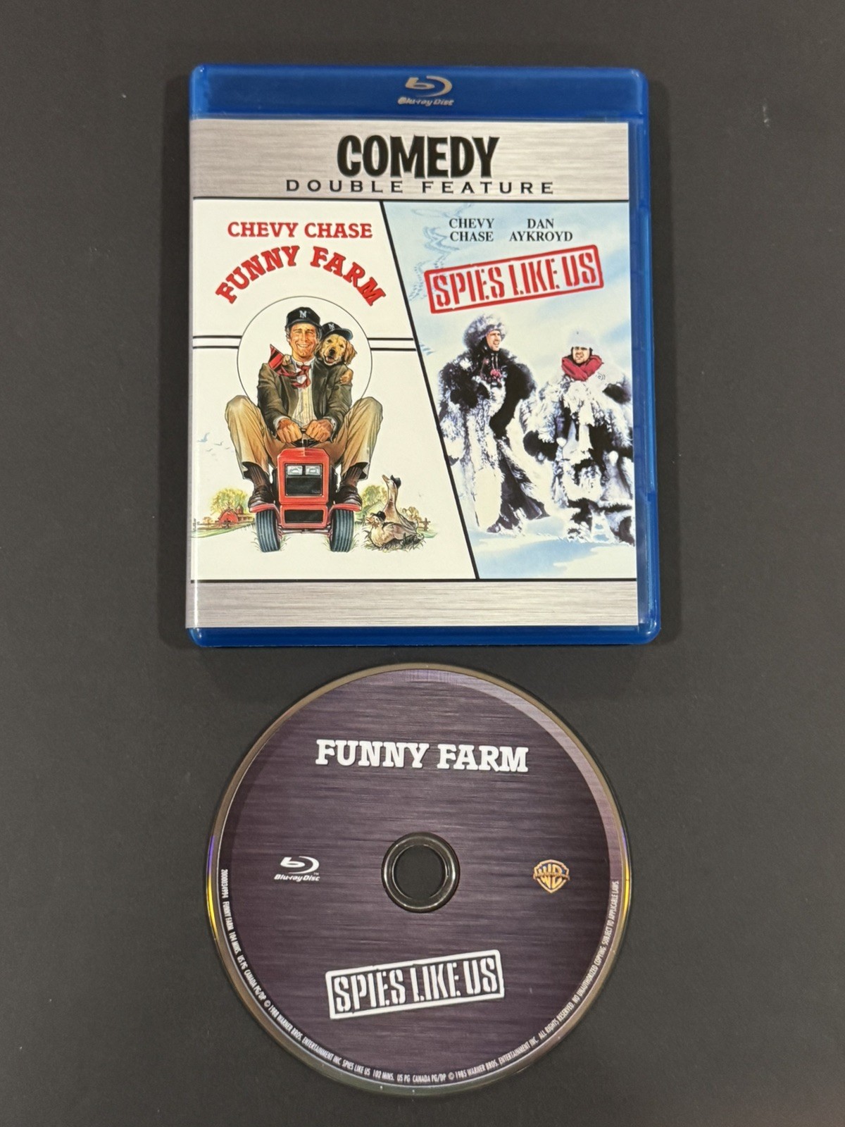 Funny Farm (’88) / Spies Like Us (’85) 2010 Blu-ray Chevy Chase Double Feature