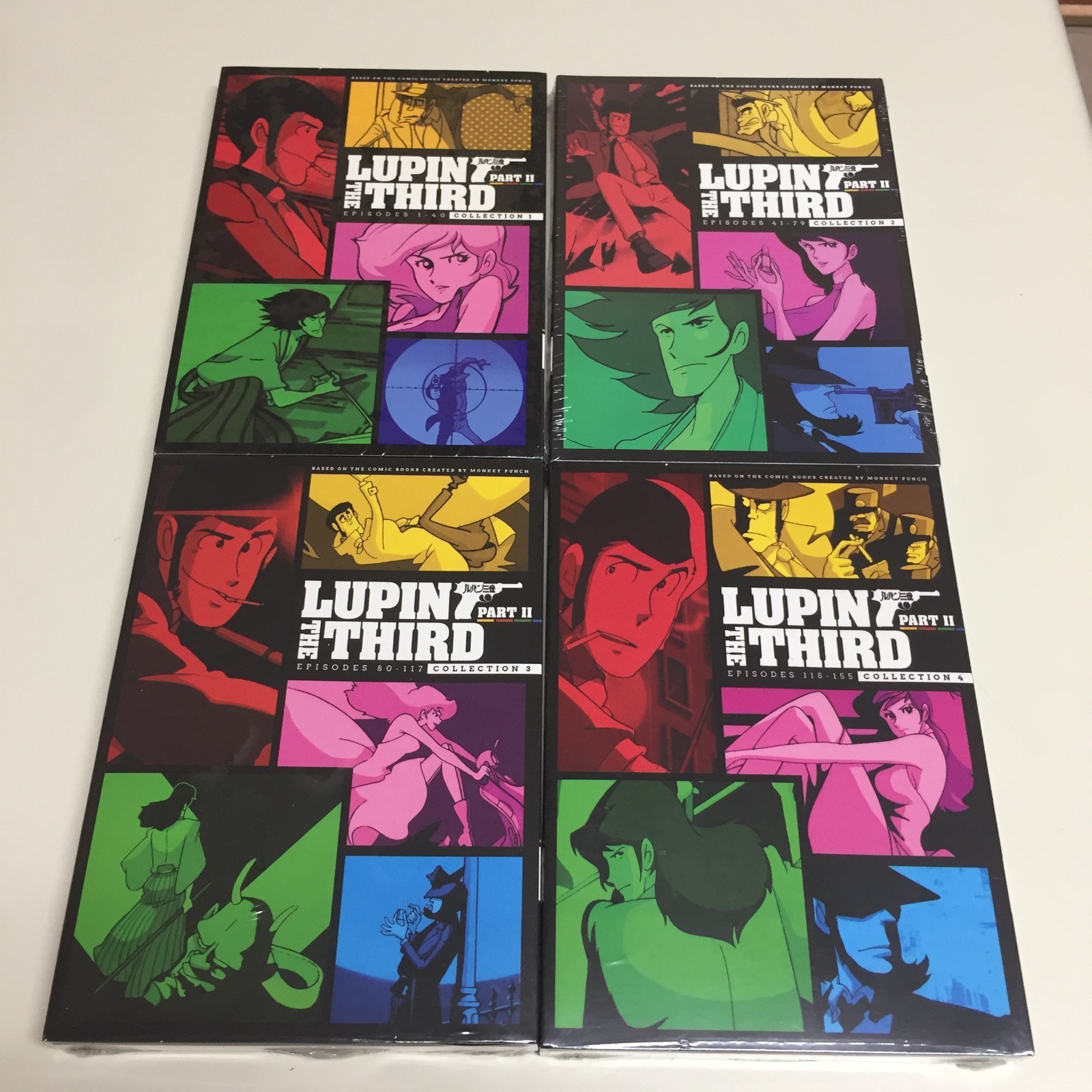 NEW Lupin the Third 3rd Part 2 II Complete Series Season Collection 1 2 3 4 DVD