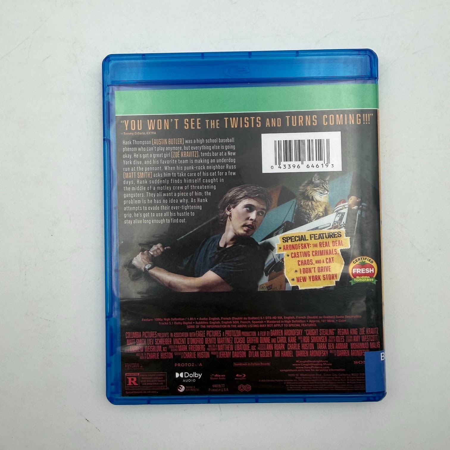 Caught Stealing (Blu-ray) 2025 Dark Action Comedy