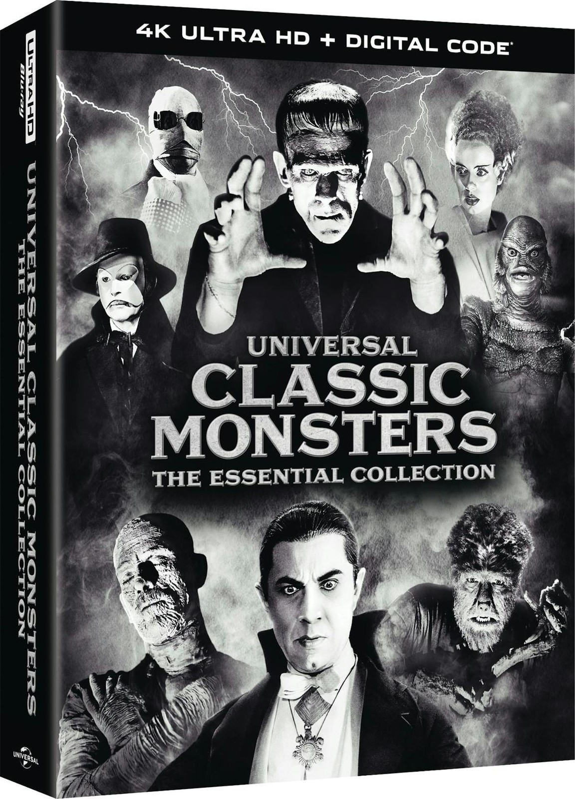 Universal Classic Monsters The Essential Collection – 4K Ultra HD + Digital 4K
