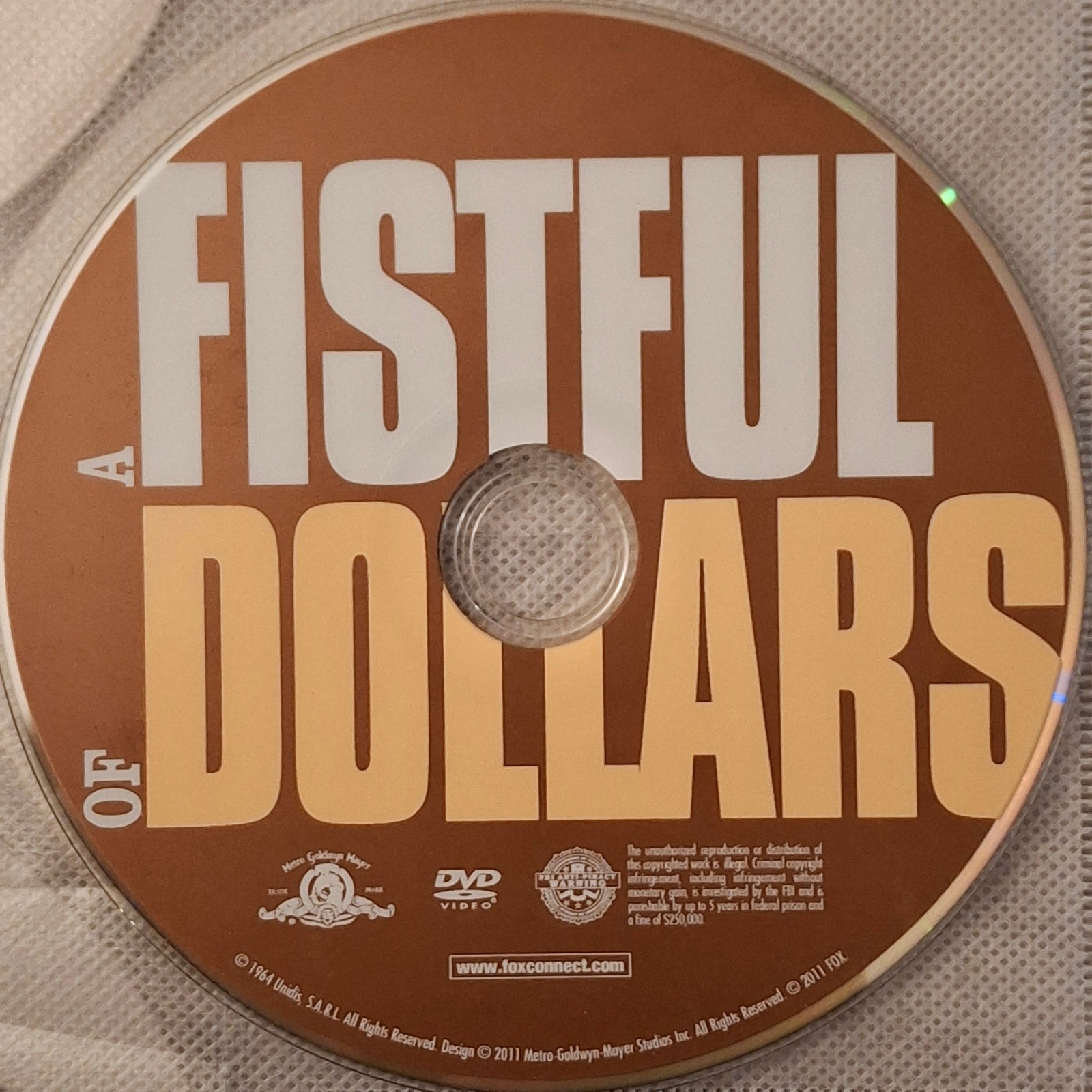 A Fistful of Dollars DVD 1964 Clint Eastwood Sergio Leone Western DISC ONLY
