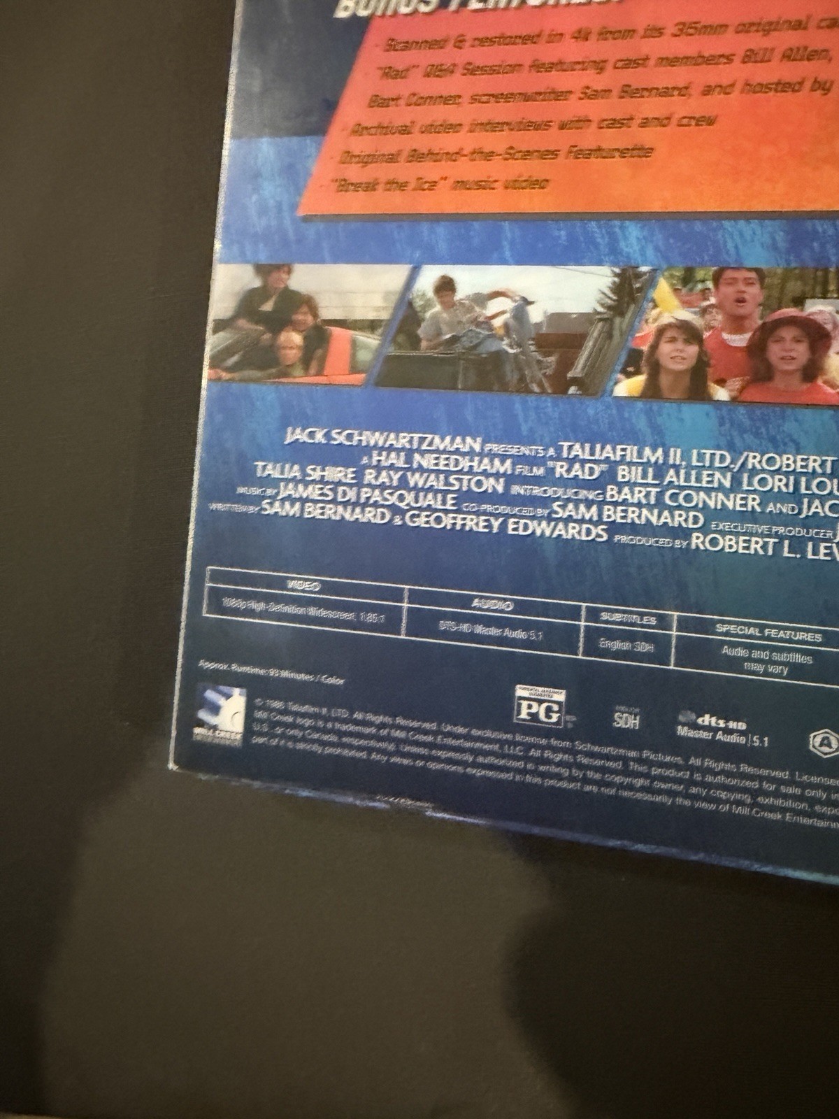 Rad (Blu-ray Steelbook, 1986, Mondo) BMX 80s Movie, Slipcover Limited Edition