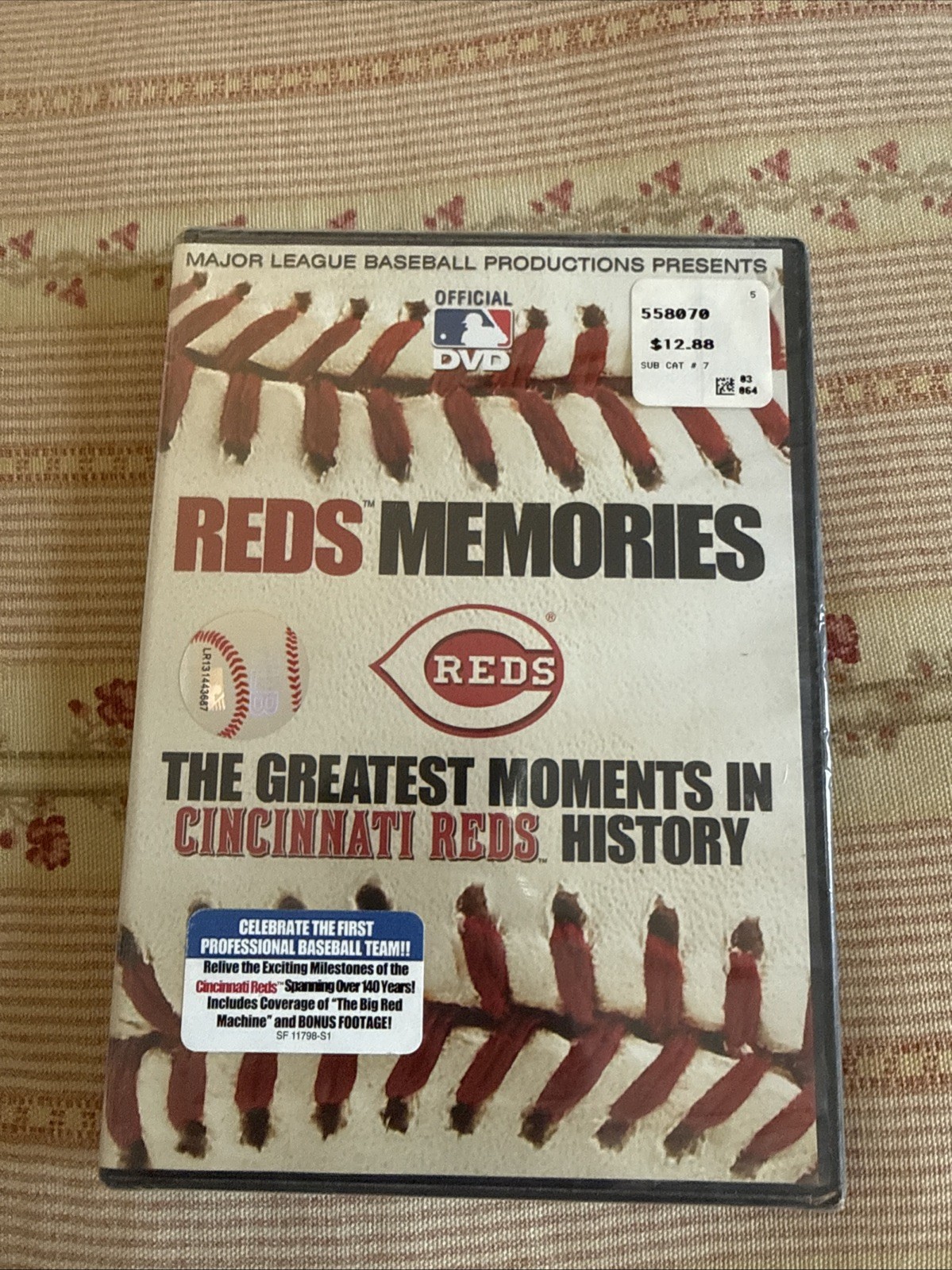 Reds Memories: The Greatest Moments in Cincinnati Reds History (DVD, 2010)⭐️⭐️⭐️